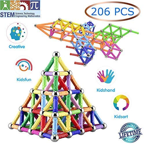 5. Veatree 206 Pcs Magnetic