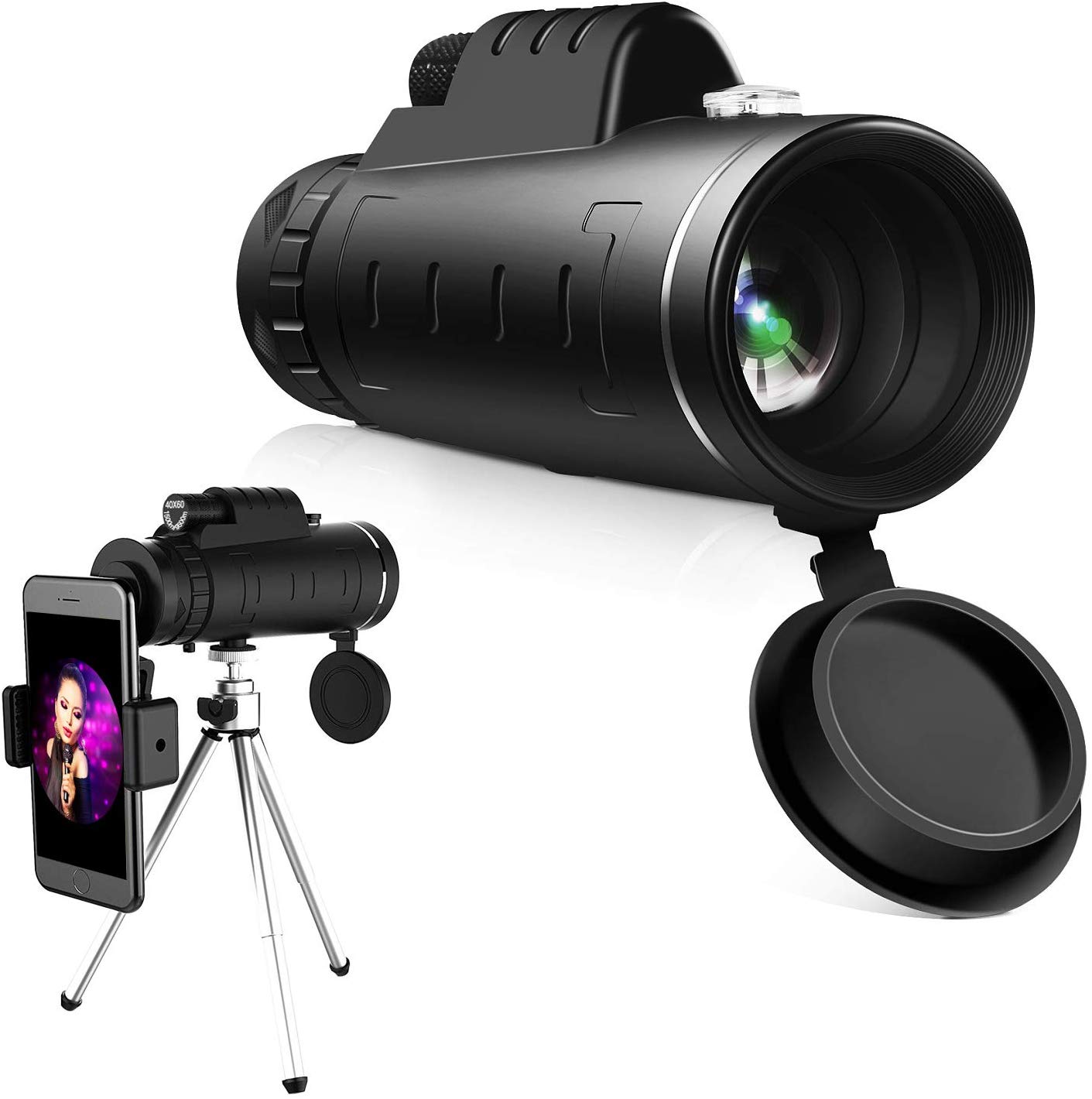 4. High Power HD Monocular Telescope - 40×60 BAK4 Prism Monocular Scope by TAMEHOM.