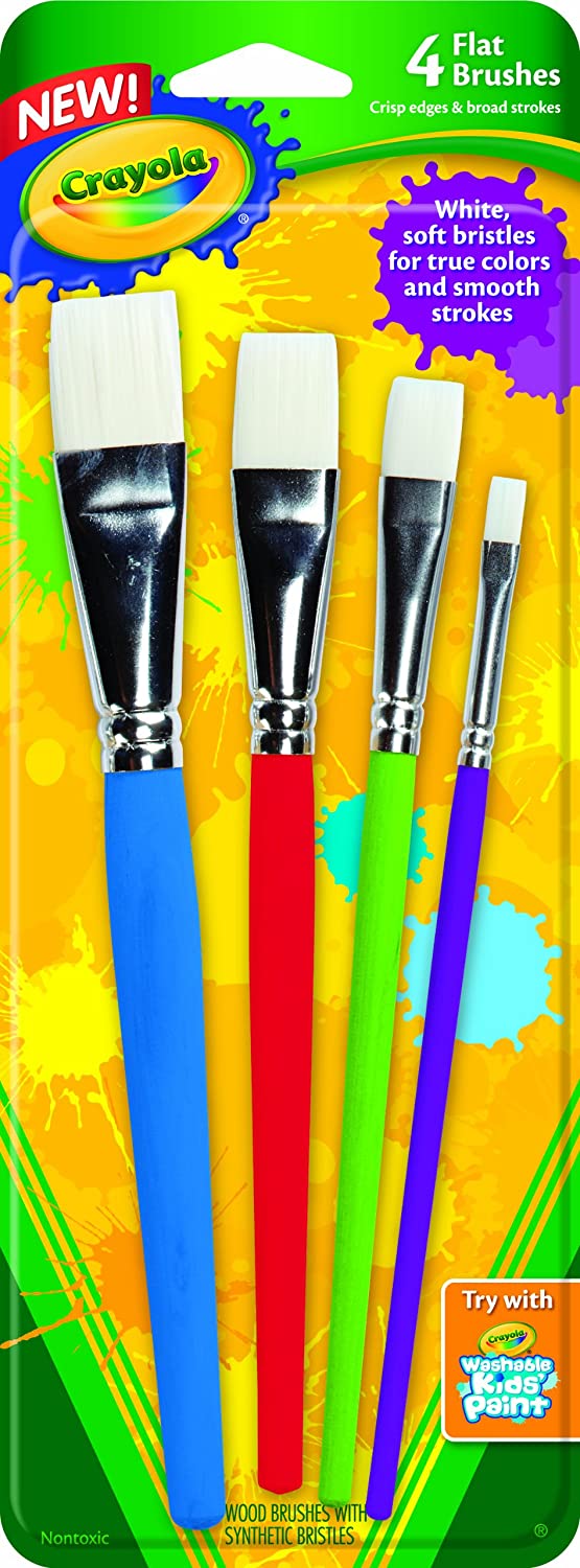 10. Crayola Big Paint Brushes
