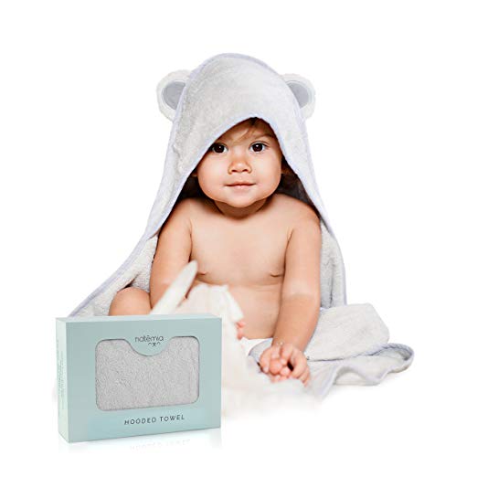 7. Natemia Rayon Baby Hooded Baby Towels $21.95