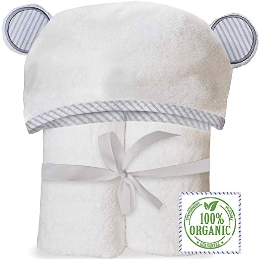 3. Natemia Extra Soft Baby Hooded Baby Towels $23.95