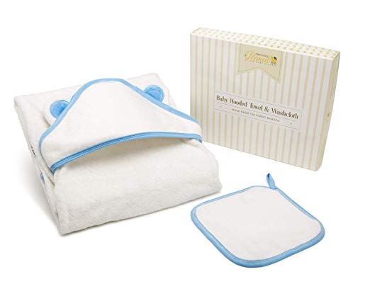 10. Precious Peanut Bamboo Hooded Baby Towels