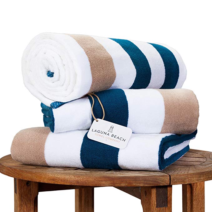 3 Oversize Plush Cabana Towel