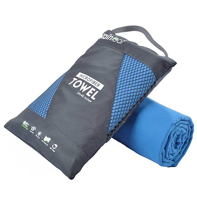 6. Rainleaf Microfiber Towel