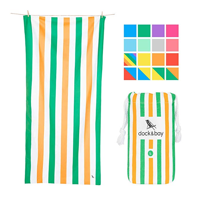 7. Dock & Bay Microfiber Beach Towels