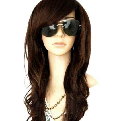 3. DARK BROWN WIG 