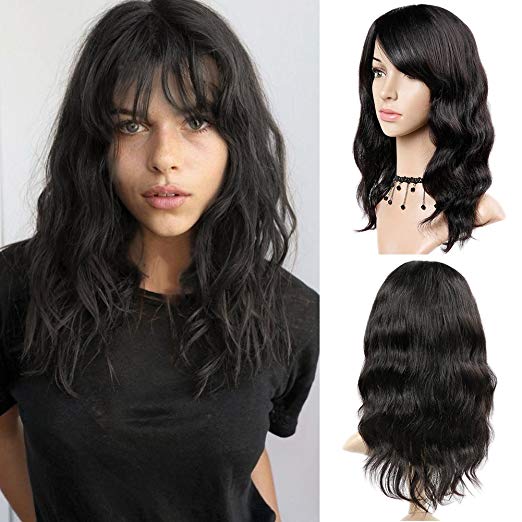 9. NATURAL BLACK WIG 