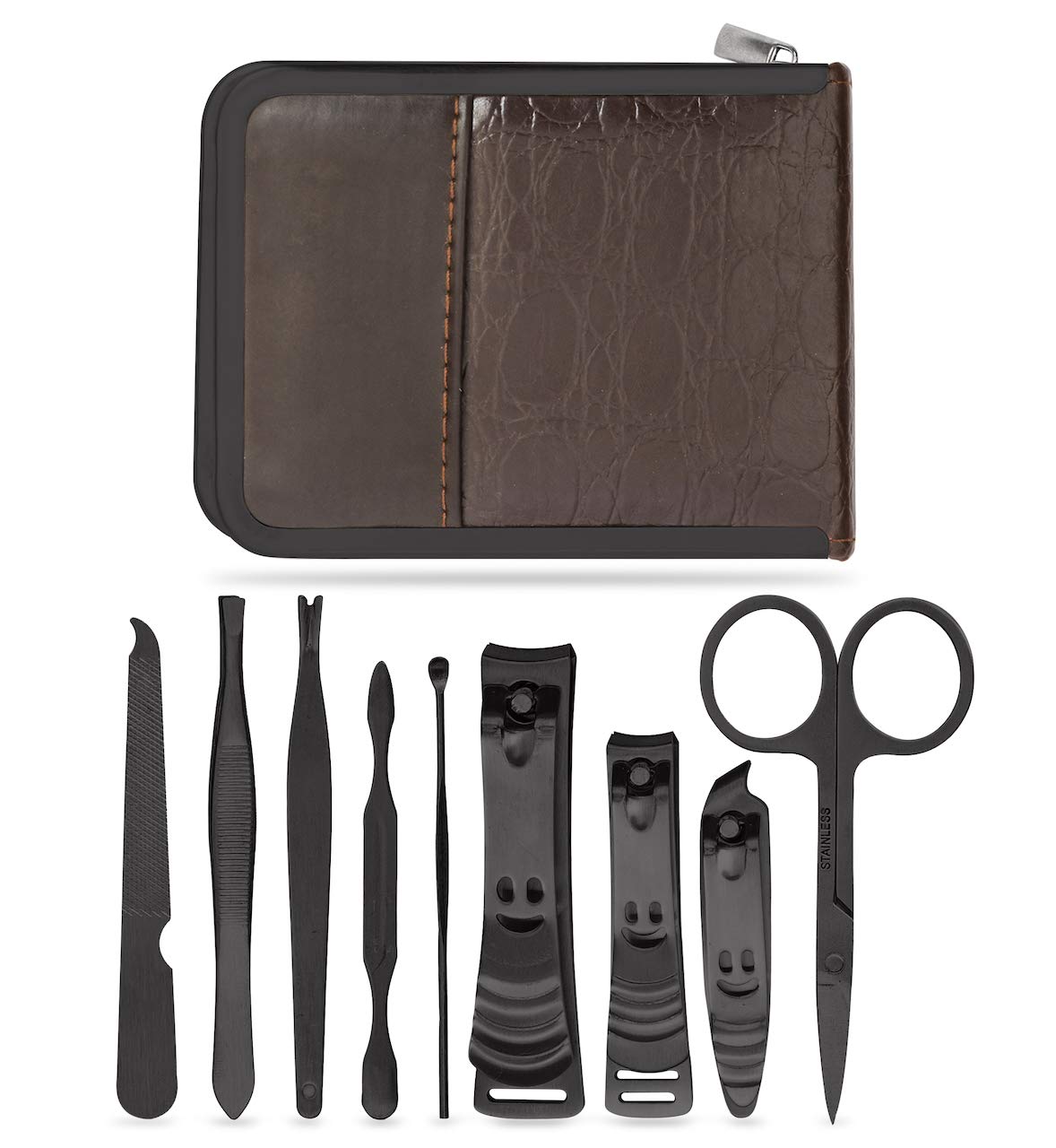 10. Manicure Set - Nail Kit - Pedicure Kit - Grooming Care Tools for Men and Women