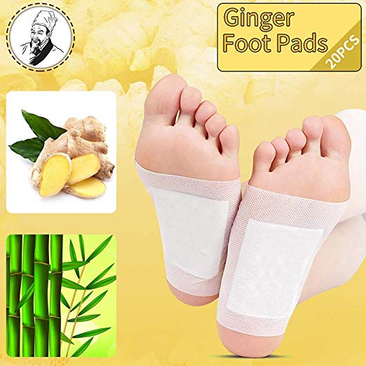 4. Ginger detox foot pads.