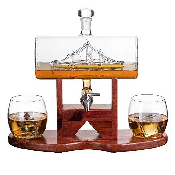 2. Set ship whiskey decanter.