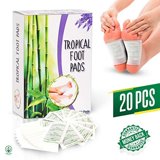 7. Tropical detox foot pads.