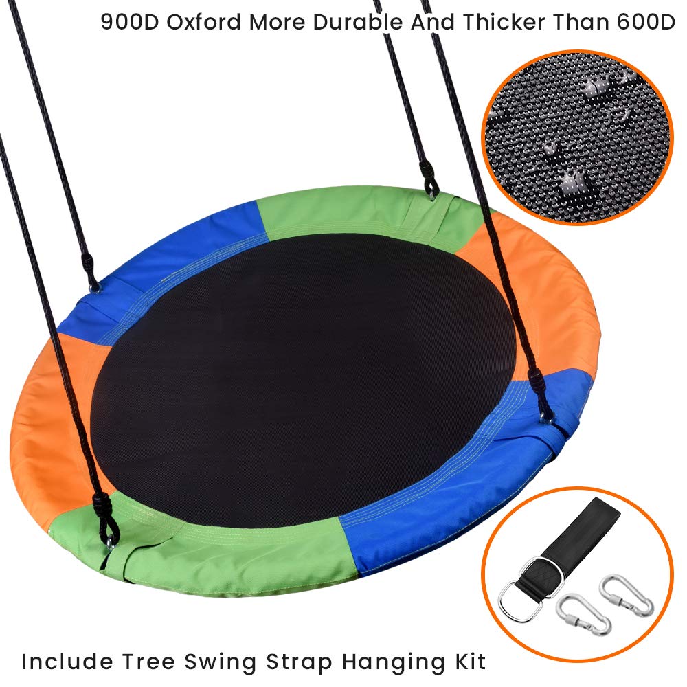 8: WONDERVIEW Tree Swing, Outdoor Swing with Hanging Strap Kit