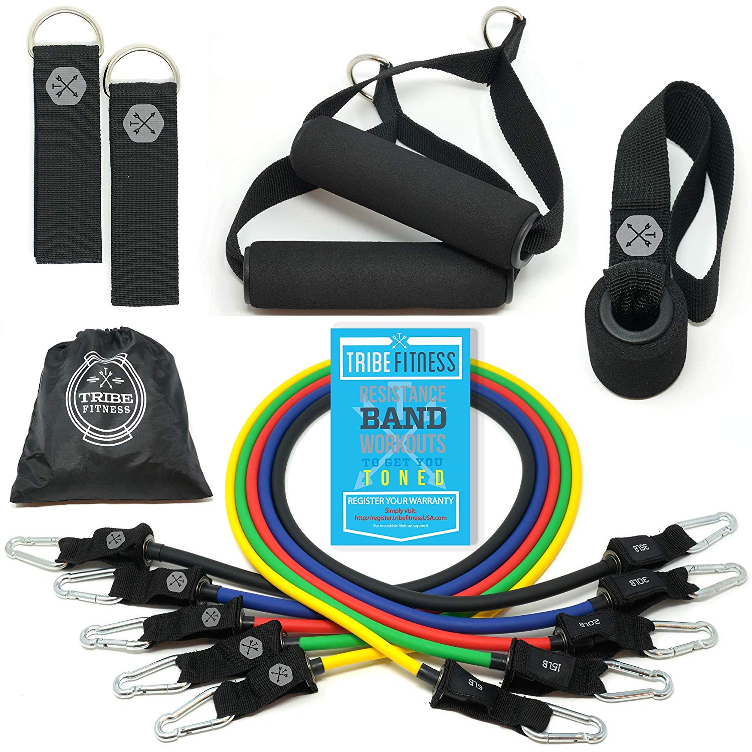 10: Resistance Band Set With Door Anchor