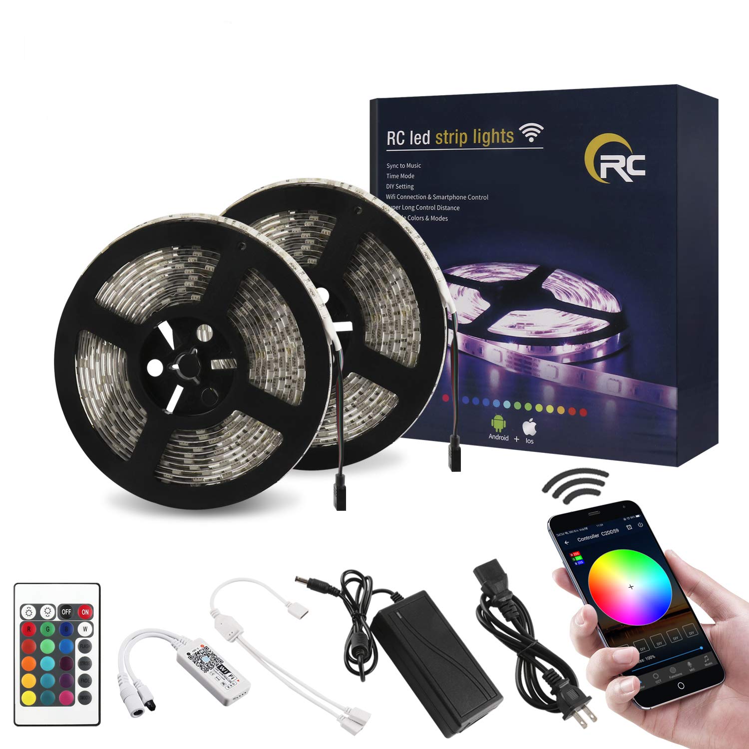 2. RC WiFi Wireless LED Strips Lights.