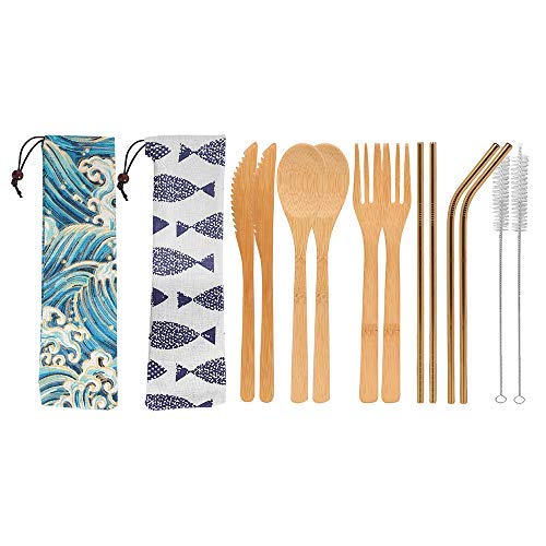 6. Up trust 2 Set Bamboo Cutlery