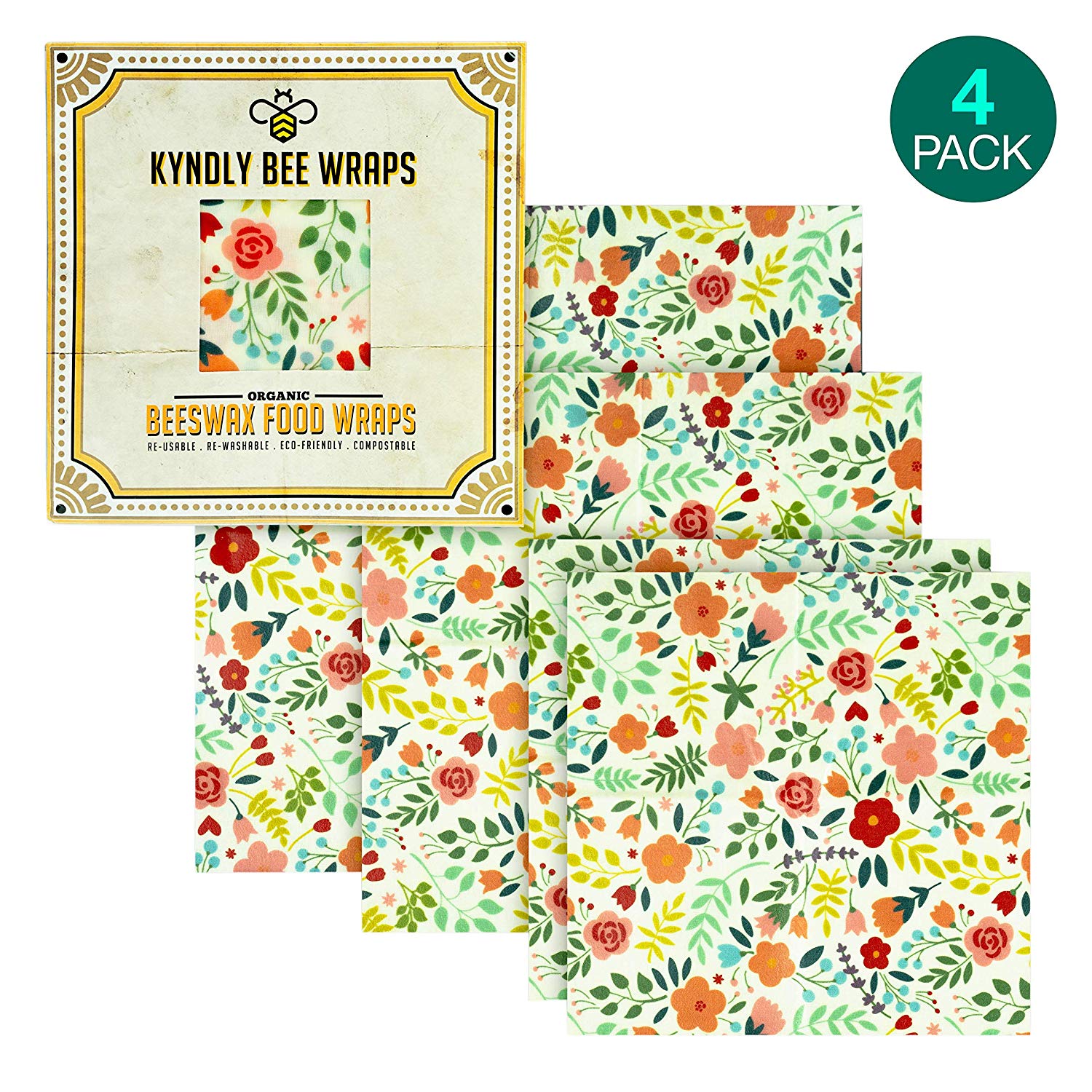 10. KYNDLY Beeswax Food Wrap