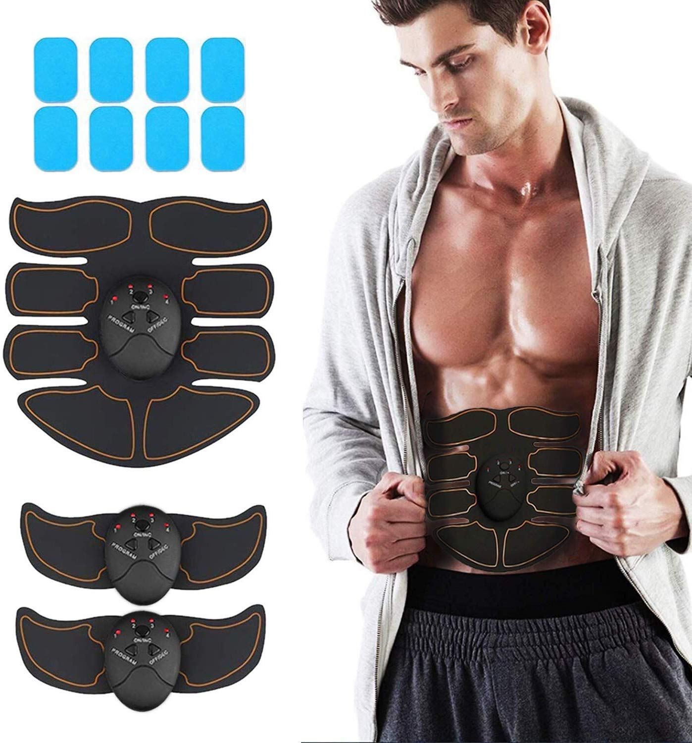 4. JoJoMooN Muscle Toner Abdominal Toning Belt