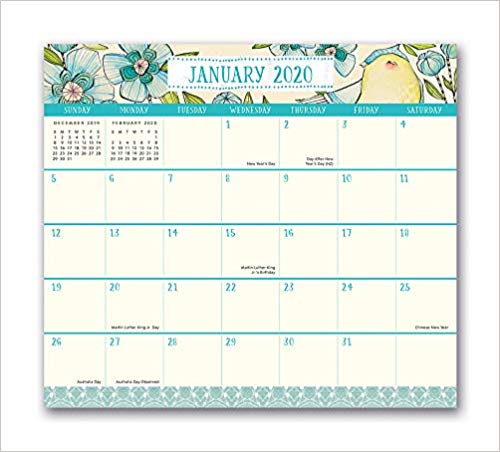 6. Orange Circle Studio 2010 Magnetic Monthly Calendar Pad