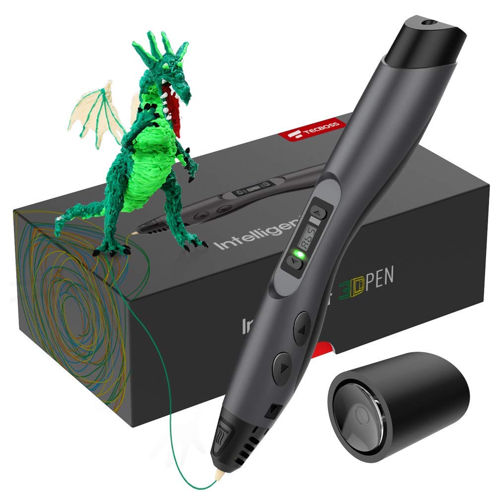 5. TECBOSS 3D Pen with SL300 Intelligent 3D Printing Pen