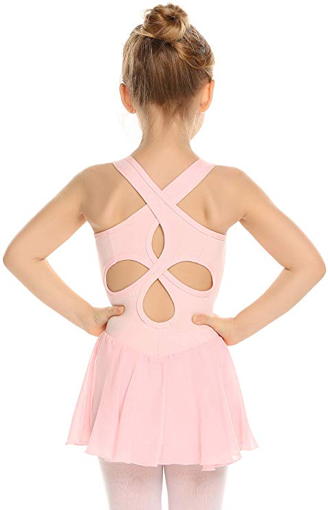 6. Arshiner Kid Girls Hallow Back Ballet Leotard