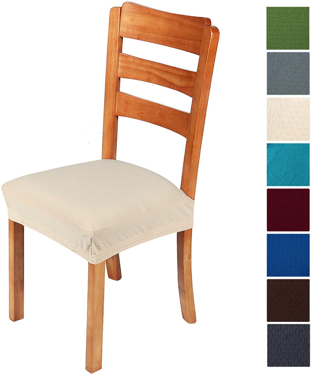 7. Smiry Stretch Jacquard Chair Sat Covers