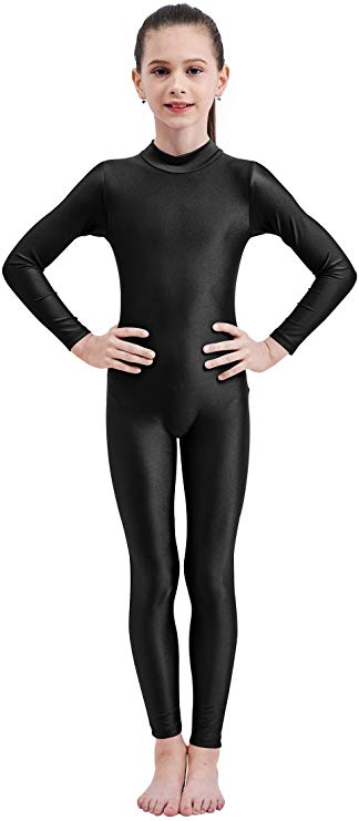 8. Mvefward Kids High Neck Zip Unitard