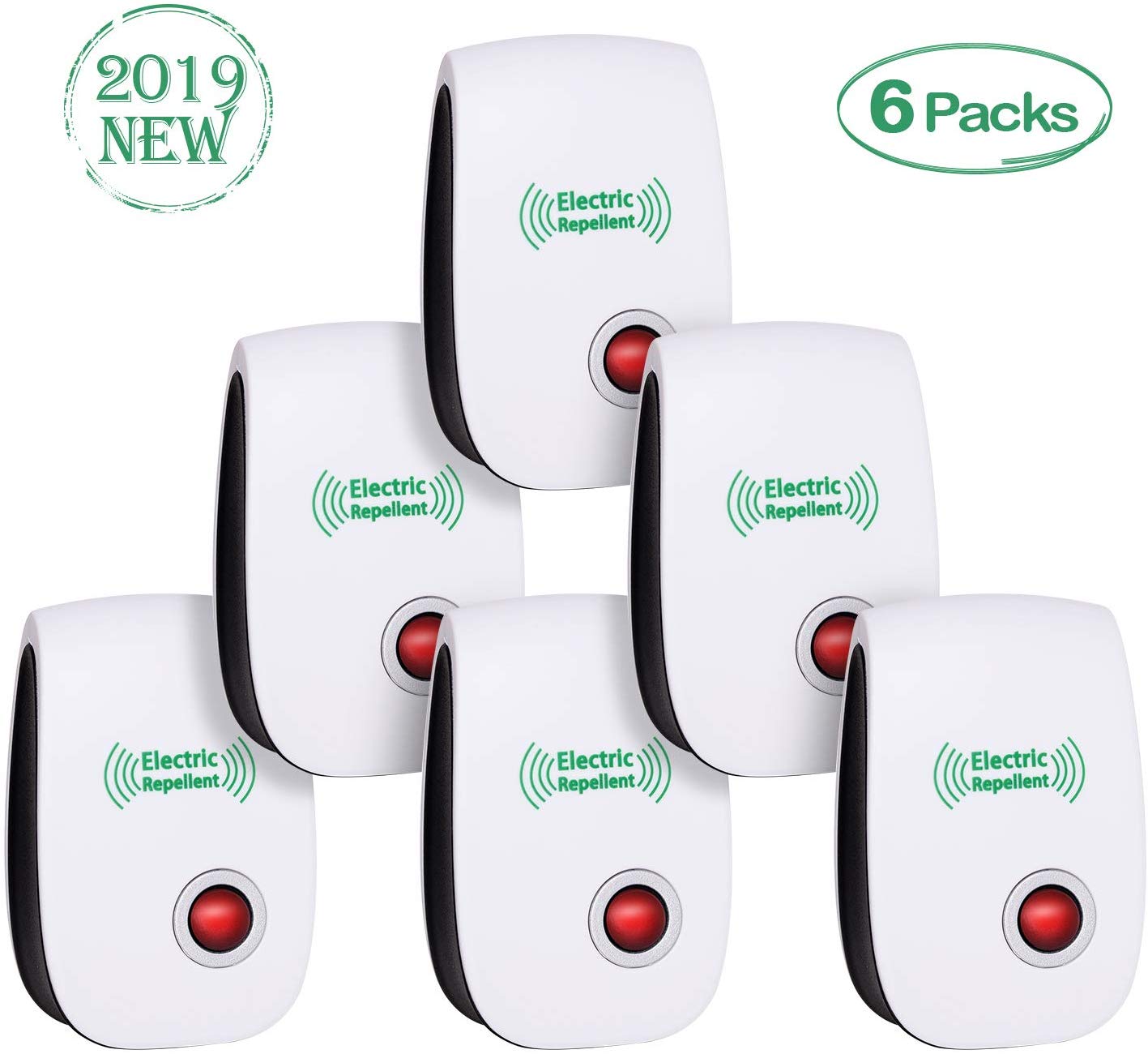 3. VEPOWER 2019 Newest Ultrasonic Electronic Pest Repellant