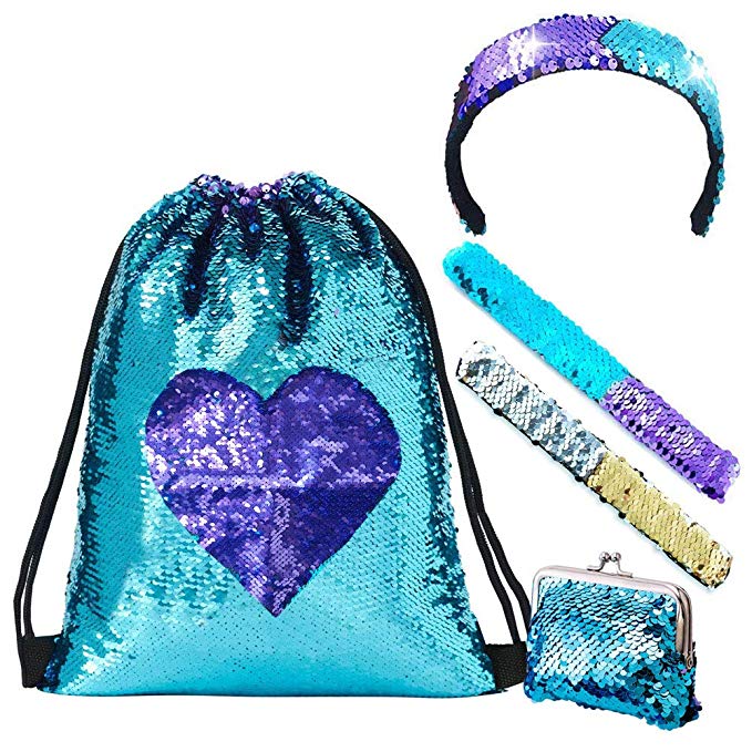 3. LURICO Mermaid Sequin Bag