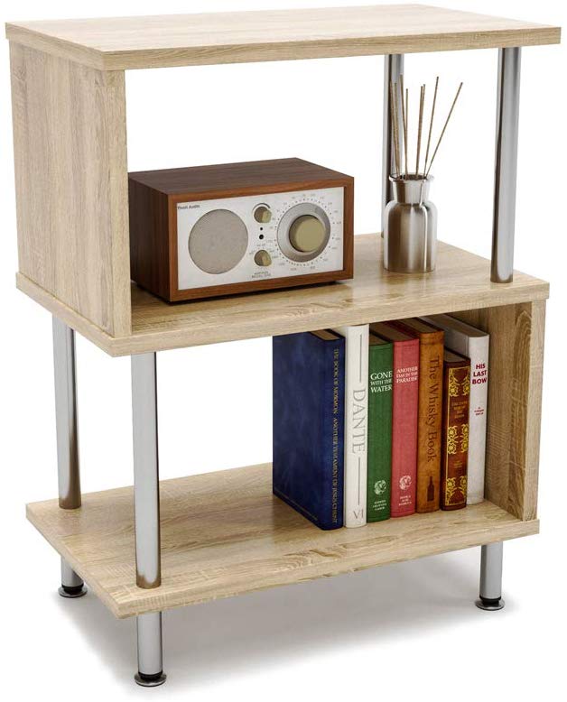 9. Bestier Side Table 3 Tier s-Shaped