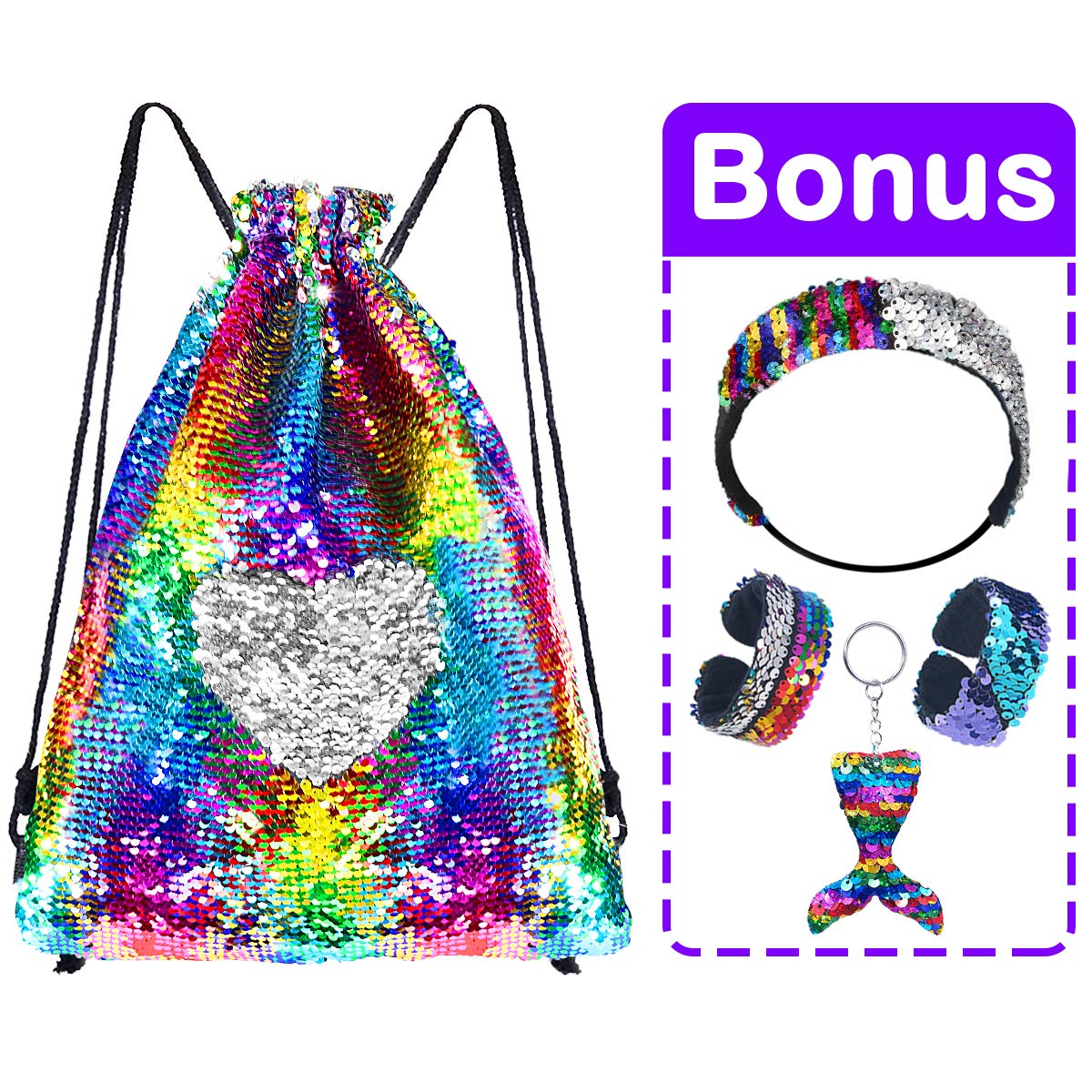 6. Pawliss Mermaid Reversible Sequin