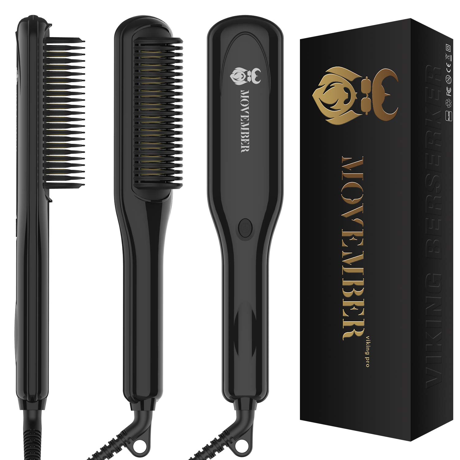 2. Heated Beard Straightening Comb