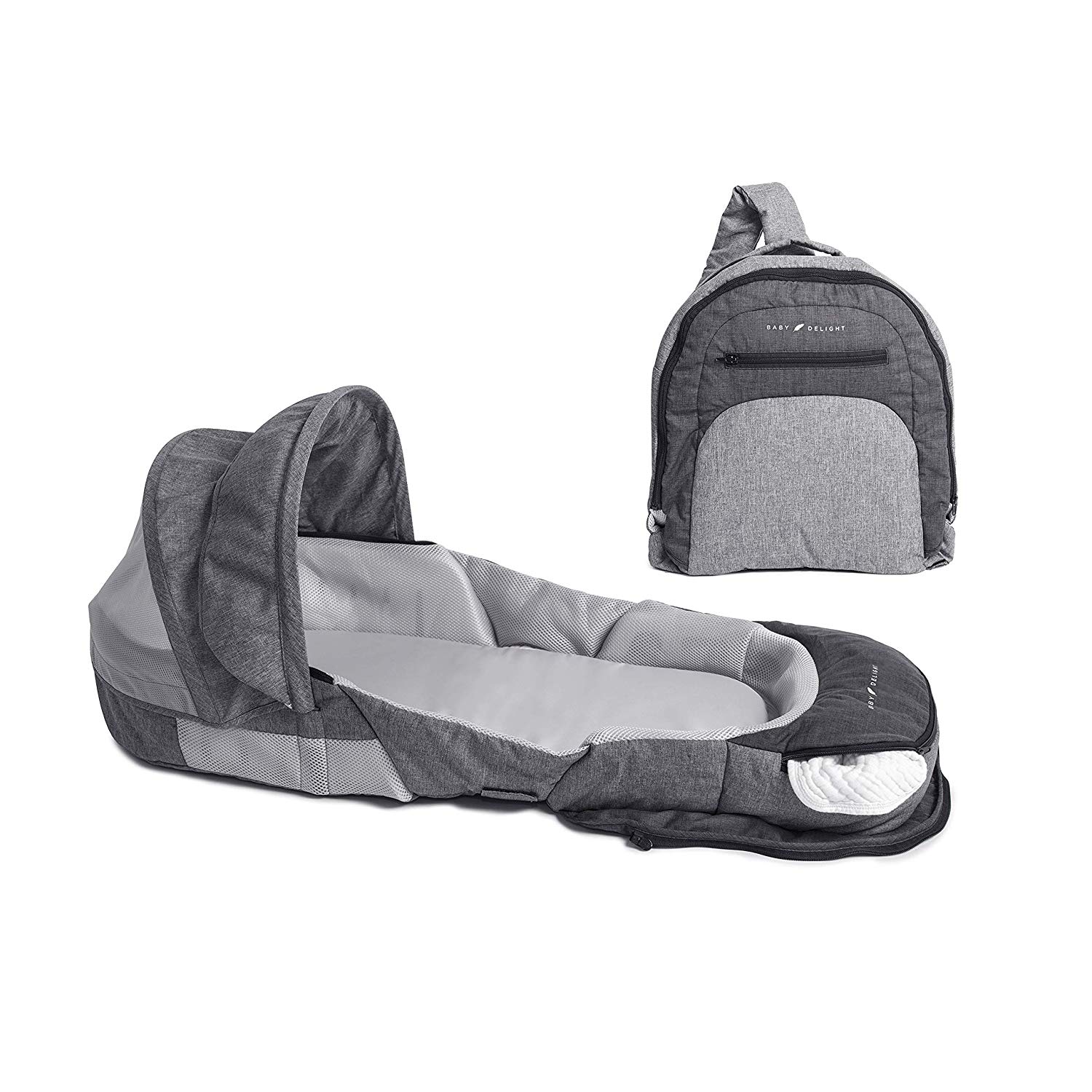 10: Baby Delight Snuggle Nest Adventure Portable Infant Sleeper