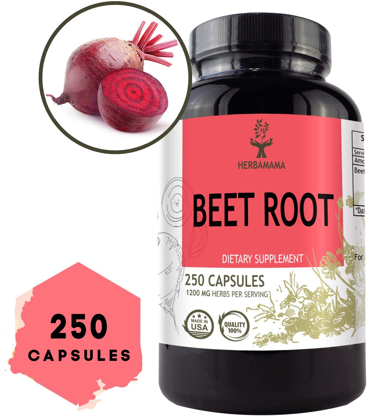 5. Root 250 Beet Capsules