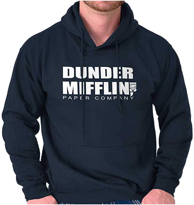 2. Brisco Brands Dunder Mifflin Paper Company Hooded Sweatshirt