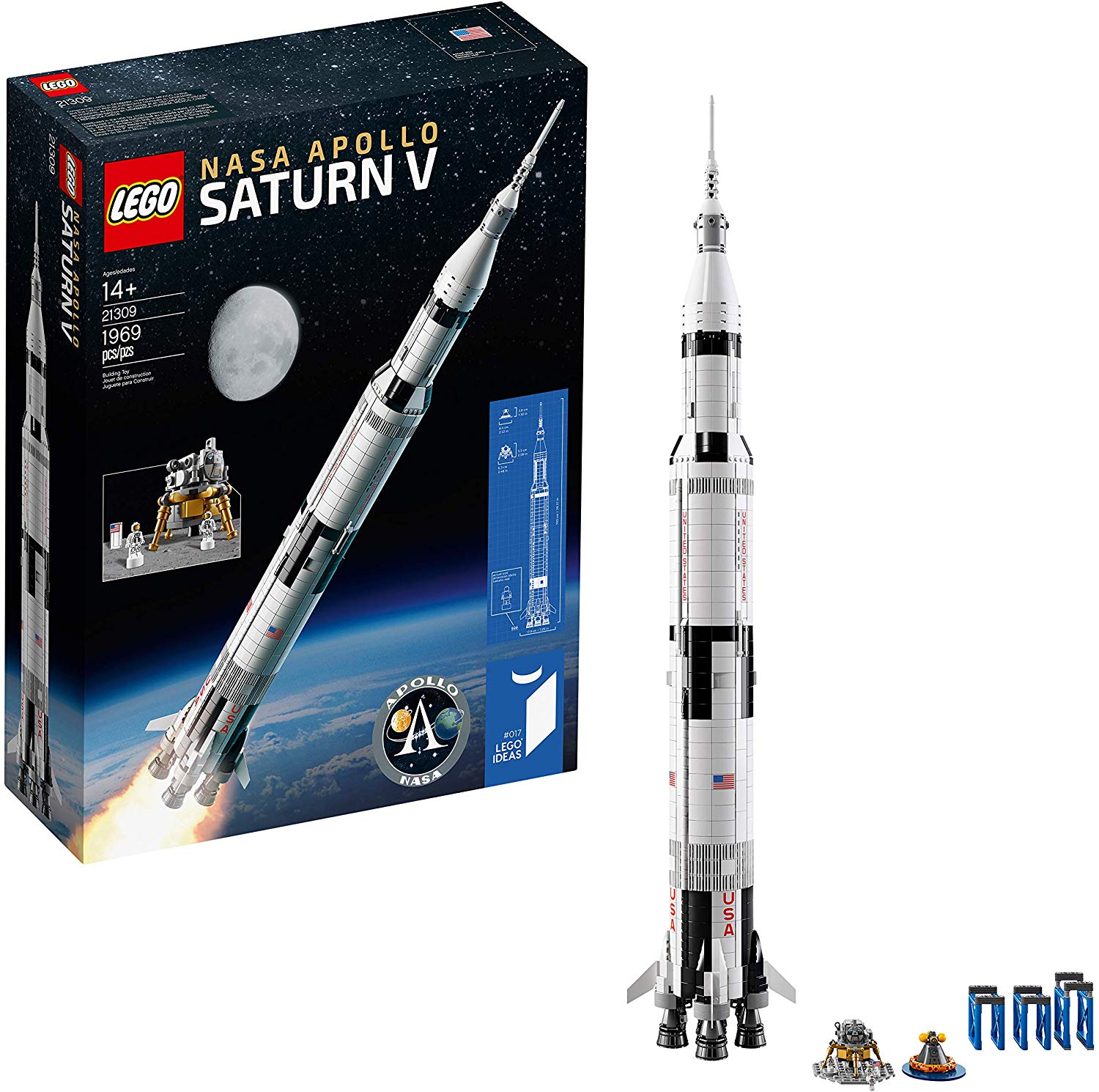 7. LEGO Ideas NASA Apollo Outer Space Model