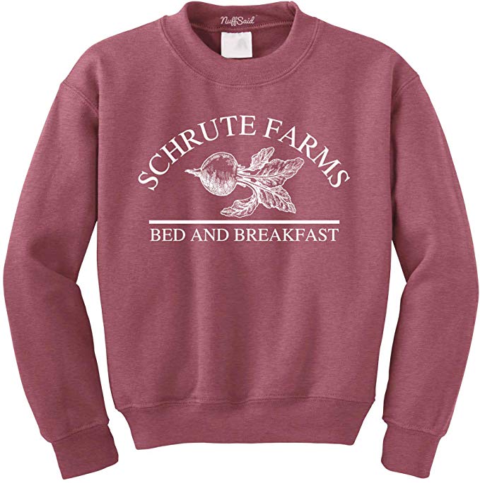 1. Schrute Farms Crewneck Sweatshirt