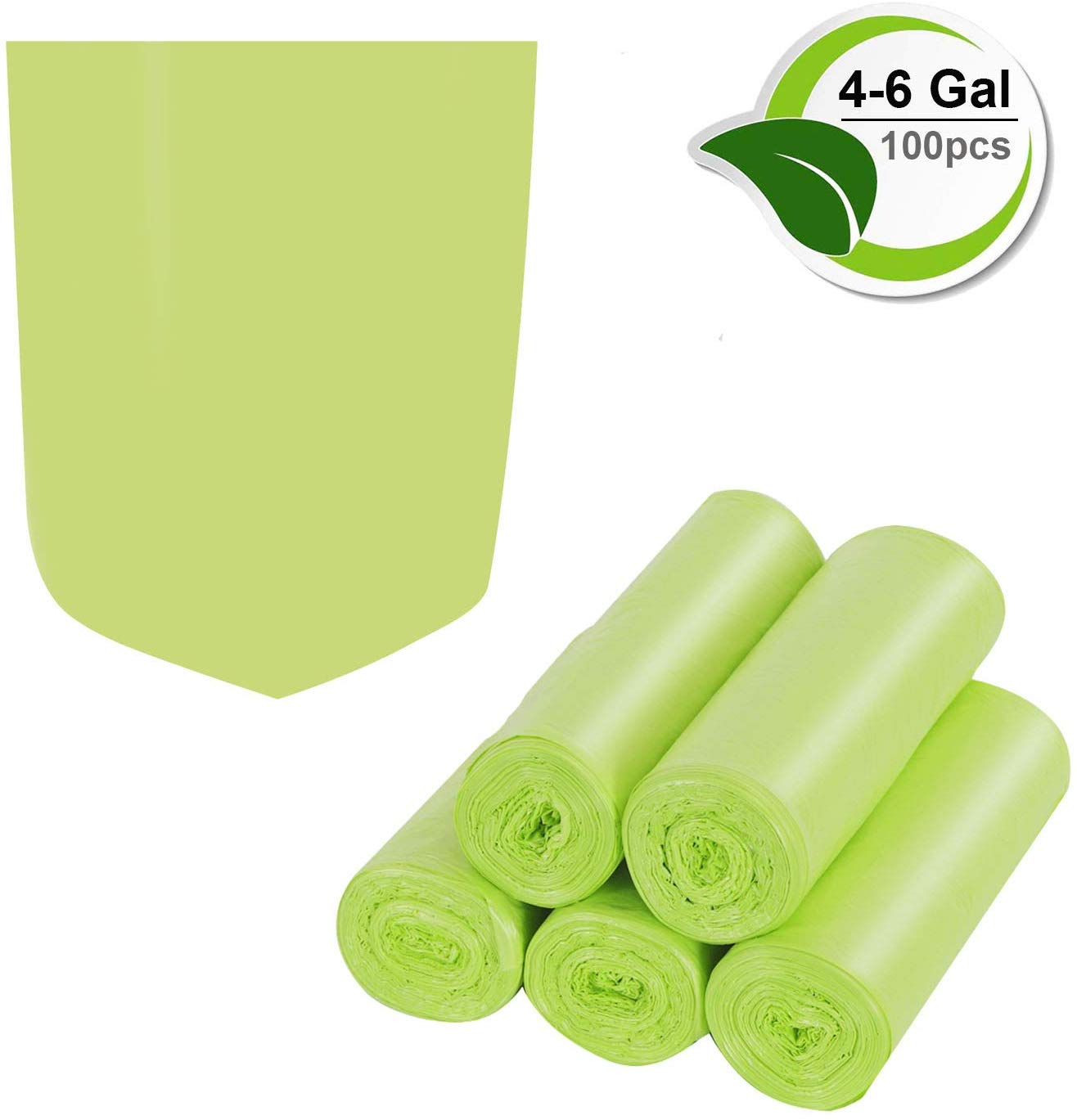 5. 4-6 Gallon Trash bags by Inwaysin