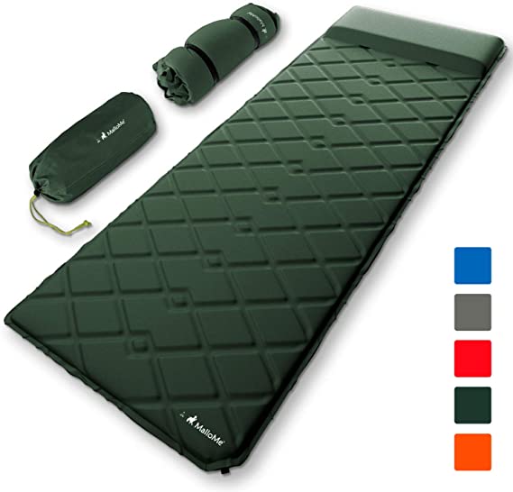 7: MalloMe Sleeping Pad Camping Air Mat