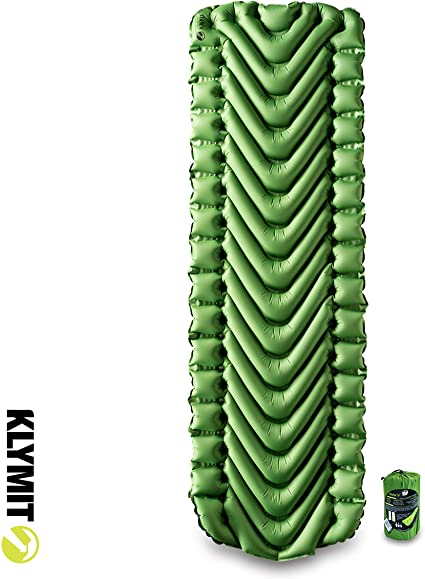 8: KLYMIT STATIC V Sleeping Pad, Lightweight, Outdoor Sleep Comfort