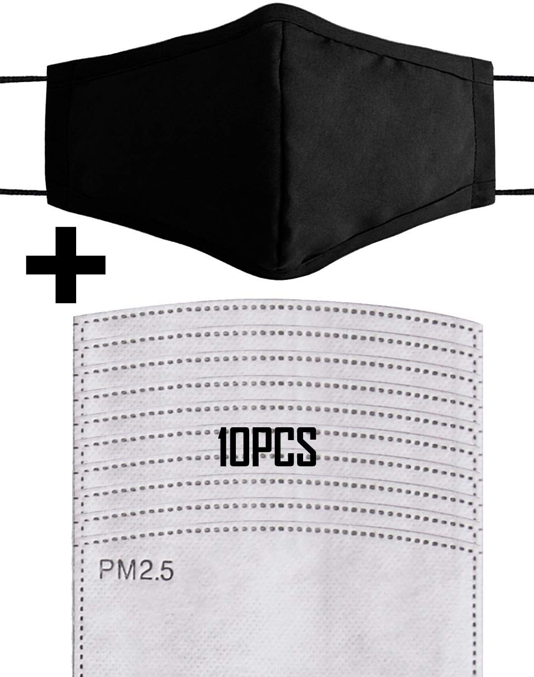 3. Naimo Cotton Face Mask Activated Carbon Filter PM2.5 Mask