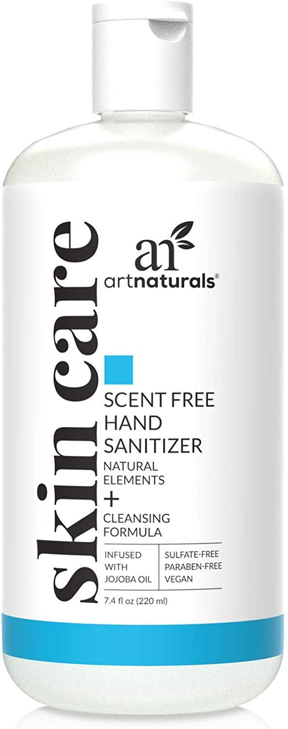 6: Artnaturals Alcohol-based Hand Sanitizer Gel (1 Pack x 7.4 Fl. Oz / 220ml) Infused