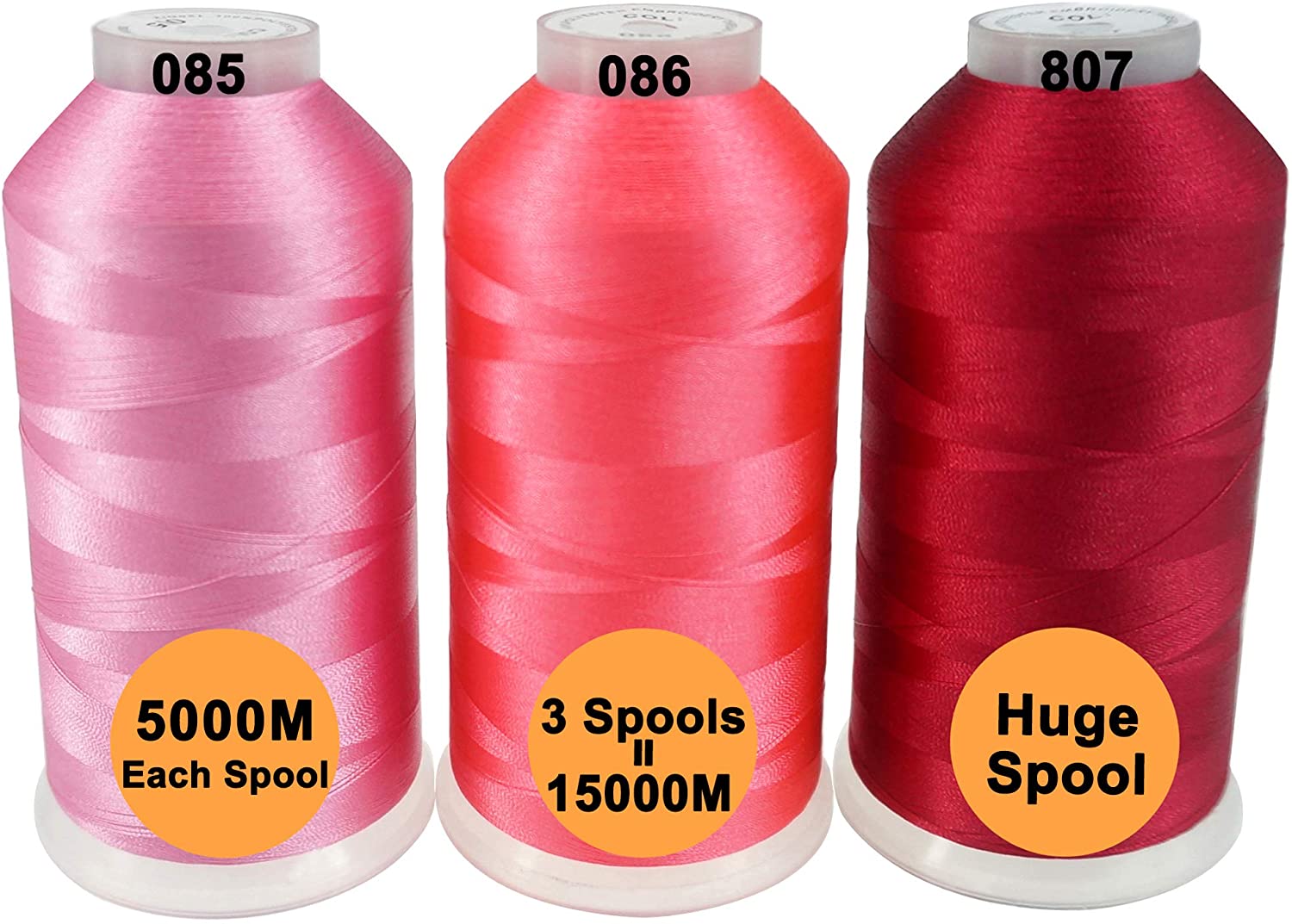  7. New both read Polyester Embroidery Machine Thread