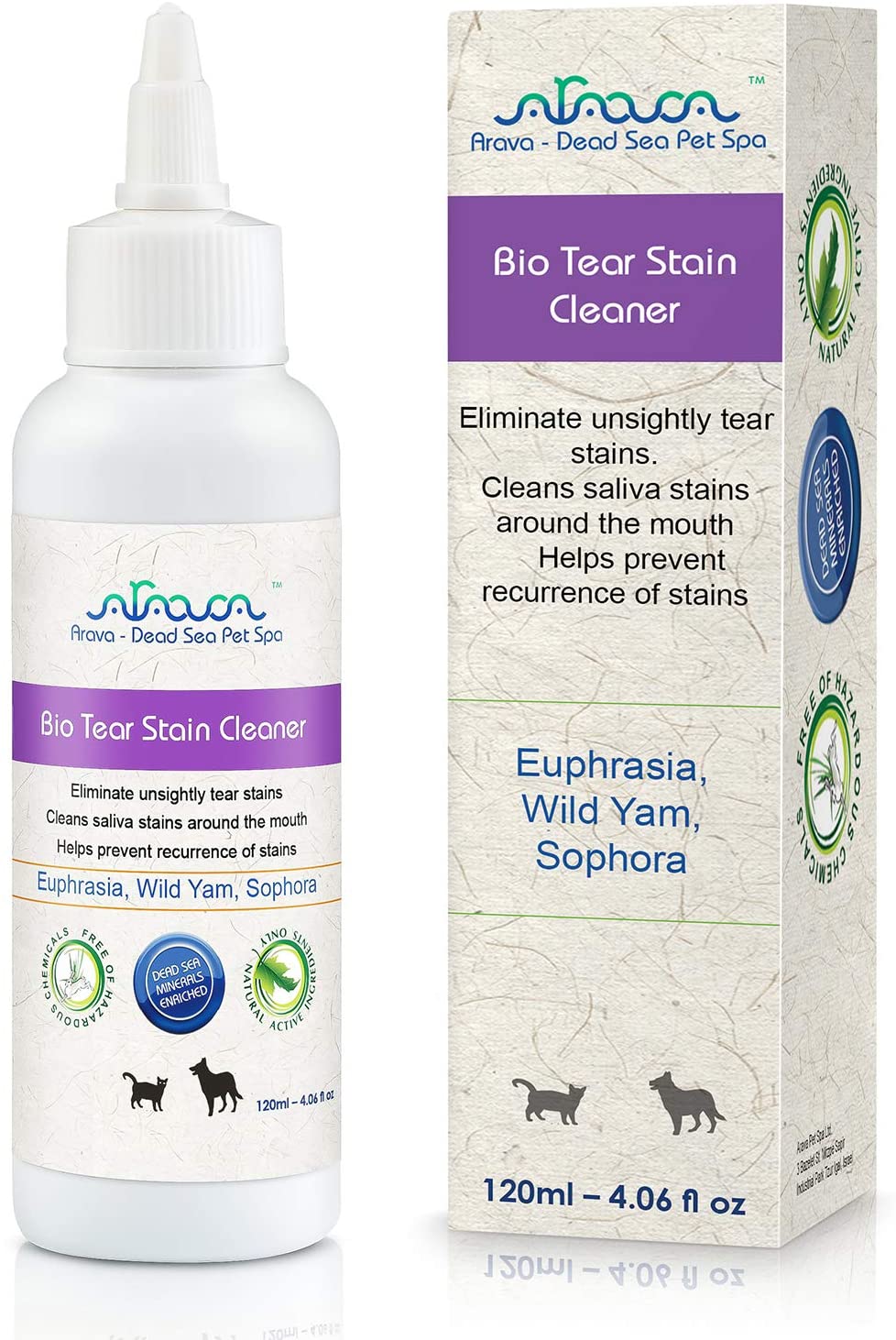 9 Arava Pet Eye Wipes.