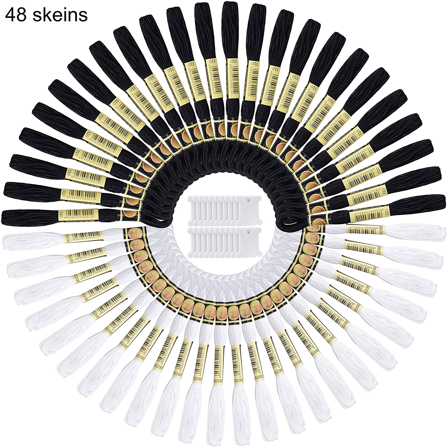  10. ZHAOER Embroidery Thread