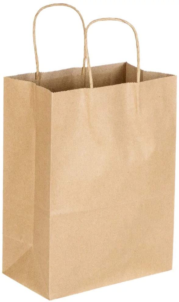 10. Paper Bags with Handles - Brown Carrier Bags