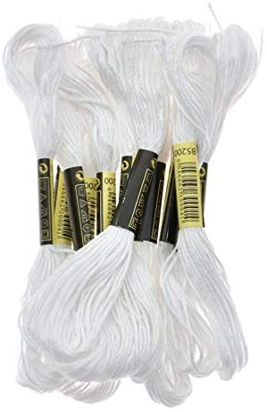  6. CHZIMADE Six Strand Cross Stitch Embroidery Floss Thread