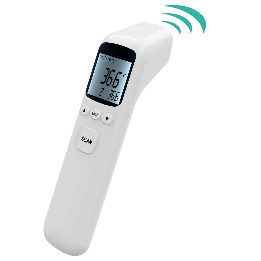 4. Dingnuo Forehead Thermometer, Baby Thermometer Digital Infrared Thermometer with Fever Alarm and Memory Function Ideal for Babies, Infants, Children, Adults, Indoor, and Outdoor Use