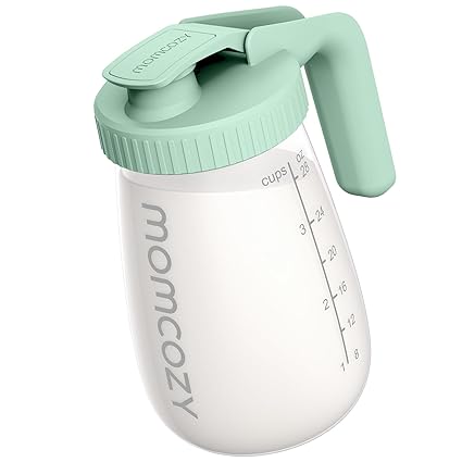 4. Momcozy Breast Milk Pitcher, Resistant to Heat and Cold