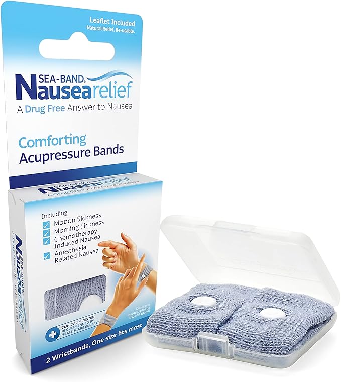 1. Sea-Band Anti-Nausea Acupressure Wristband