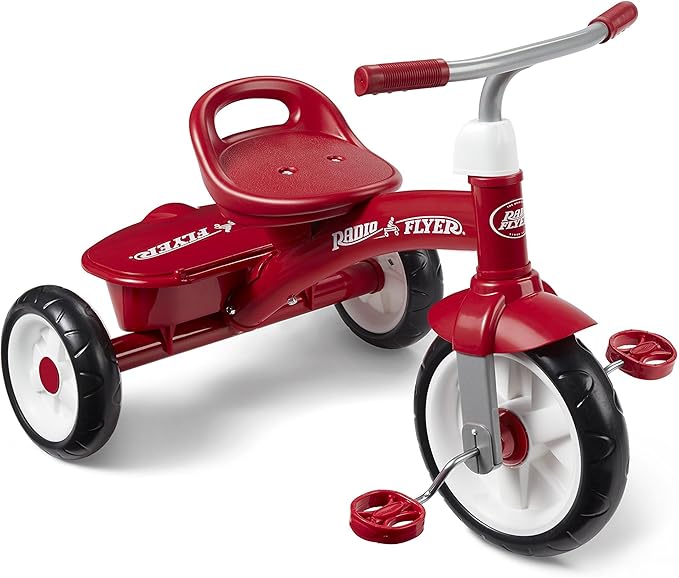 2. Radio Flyer Deluxe Steer & Stroll Trike